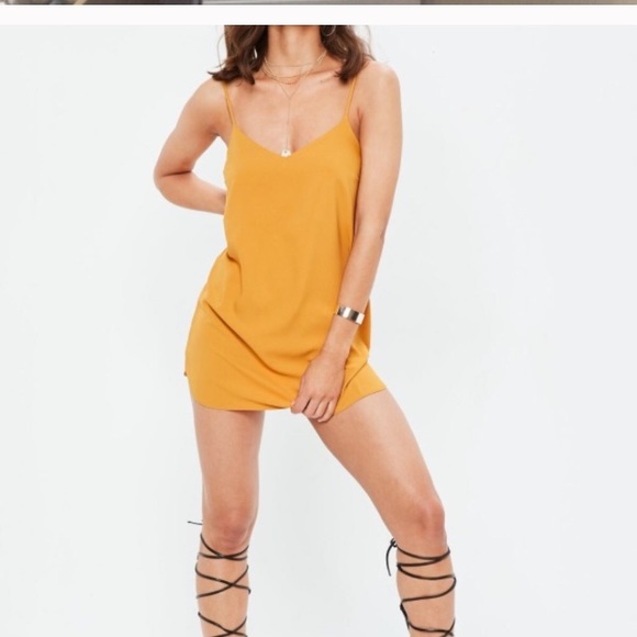 Missguided Dresses & Skirts - Mustard dress
